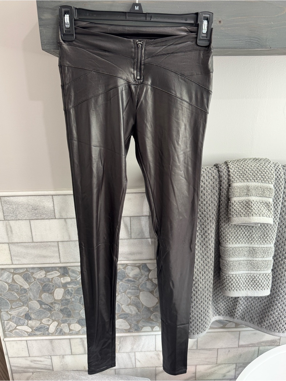 Bebe Black Liquid Leggings